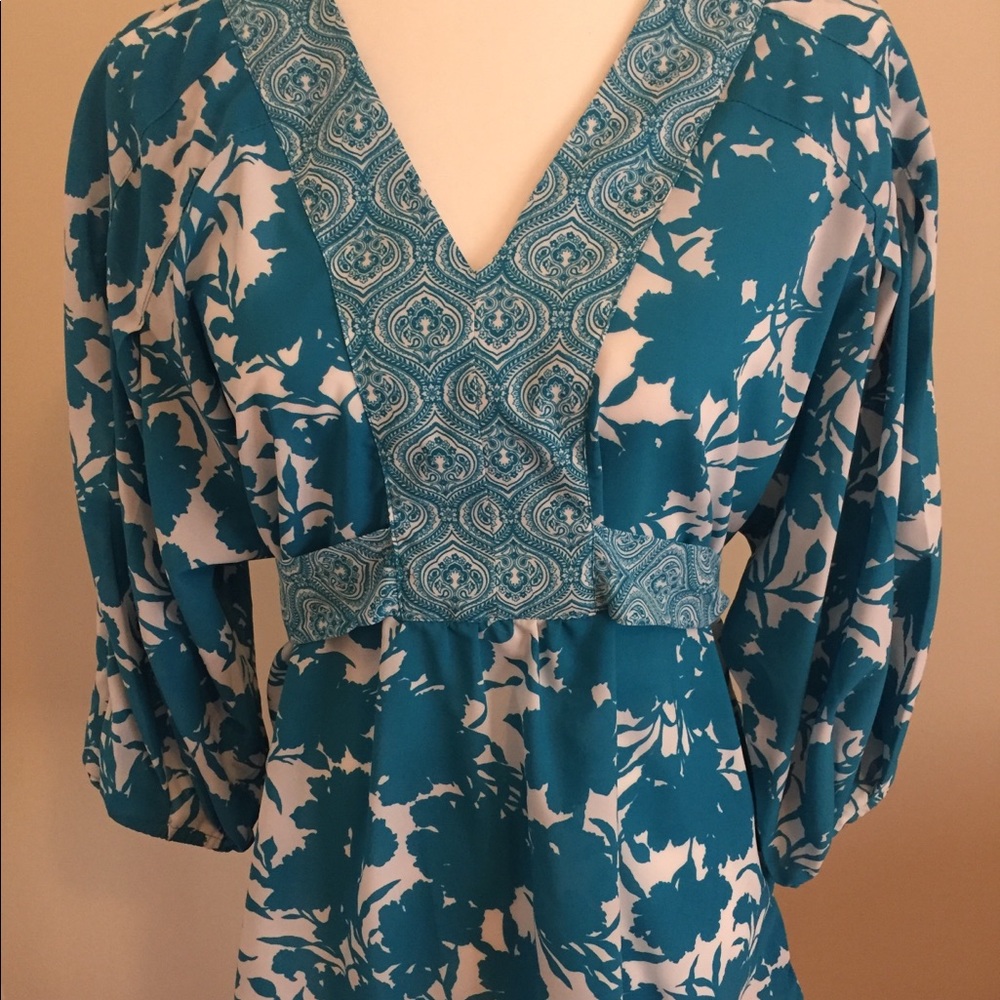 EUC Floral Print Blouse